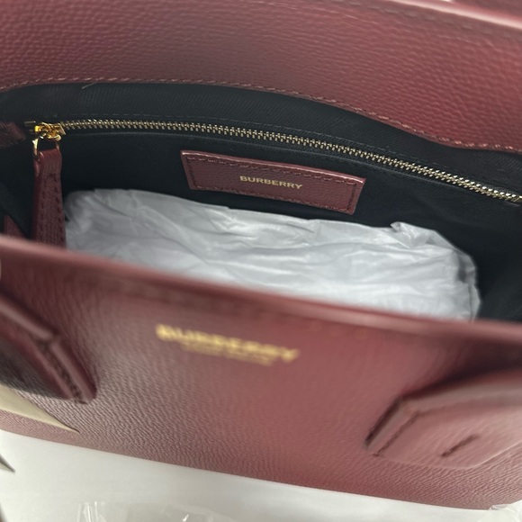 Small burgundy banner bag - Picture 4 of 4